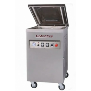 Floor vacuum packer DZ-500/2E (650x570x1010 in, 220/380 V, 0.9 kW, stainless steel)