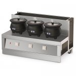 1-course chafing dish for electric soup bowls (1370x788x815 in, stand not included)