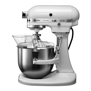 Planetary mixer KitchenAid 5KPM5EWH (350x275x420mm, 4.8l,0.315kW, 220V)