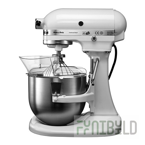 Planetary mixer KitchenAid 5KPM5EWH (350x275x420mm, 4.8l,0.315kW, 220V)