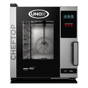Combi steamer UNOX XECC-0523-E1RM (535x672x649 in, 220/380V, 5.2 kW, 5xGN 2/3)