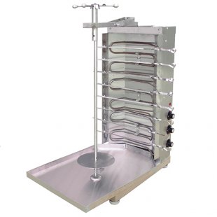 Electric shawarma F3ShME (3 heating elements) (515x800x770mm, 220V, 7.5 kW, weight 12kg)