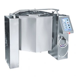 Food boiler KPEM-160-OMP with TFT-screen with mixer, steam jacket (1363x895x1164mm, 160l, 21kW)