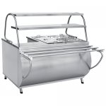 Bain-marie for 1 and 2 dishes, 1 burner, with g/containers EMK-70MU