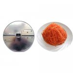 Vegetable processing machine MPO-1 (490x300x720mm, 350-600kg/h, 0.75 kW) NEW SET OF DISKS Vegetable processing machine MPO-1 (490x300x720mm, 350-600kg/h, 0.75 kW) NEW SET OF DISKS
