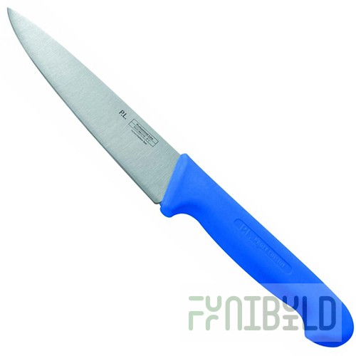 Knife 16 cm plastic. blue handle