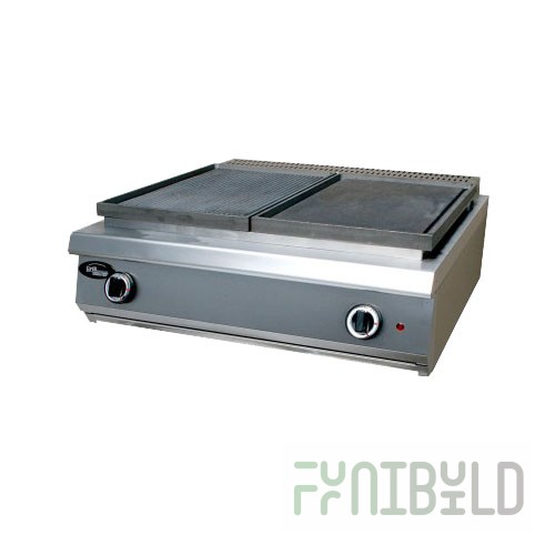 Gas frying surface F2PZhG/800 (tabletop) (800x780x235mm, 220V, 14.4 kW, weight 94 kg)