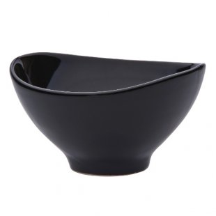 Deep bowl d=15.5, 380 ml, (6 pcs in pack) black ceramics art.6201(BLK)