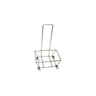 Stand for baskets on wheels with handle VN-4 (470x330x800 in, galvanized, for plastic baskets 20-27l, metal 10-27l)