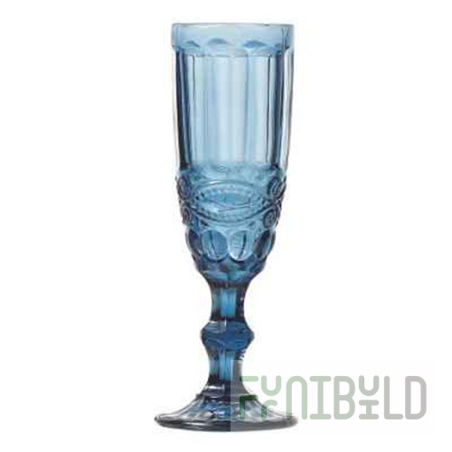 Champagne glass 140ml, art. SR04720SCINBLUE, pack of 6 pcs.