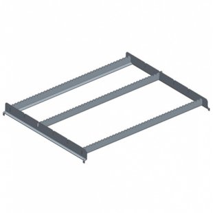 VEGA barbecue grill with adjustable stop for skewers of different lengths