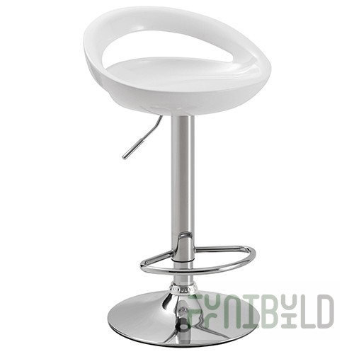 Bar stool "DISCO" (ABS plastic) art. WX-2001 (white)