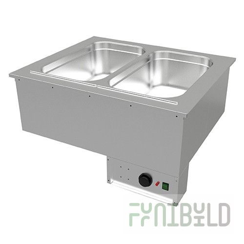 Built-in warming bain-marie for Gastrolux containers VTM-076/GN (760x640x352 in, 2.4 kW, 220V)
