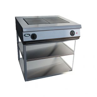 Electric stove 2-burner without oven F2ZhTLPE/24010 (800x800x900 in, 6 kW, 380 V)