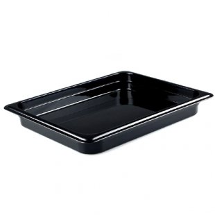 Gastronorm container without lid p/p GN 1/2, H-40, 325x265x40, (plastic, black) art. 422109113, in pack. 24 pcs.