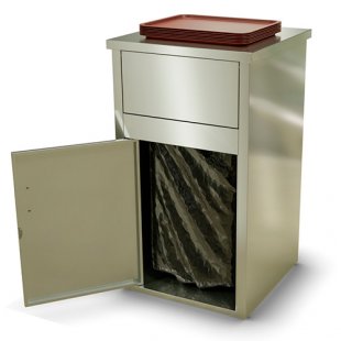 Food court bin UF-610/220 (610x610x1065mm, max. capacity 430x520x640mm, 220l)