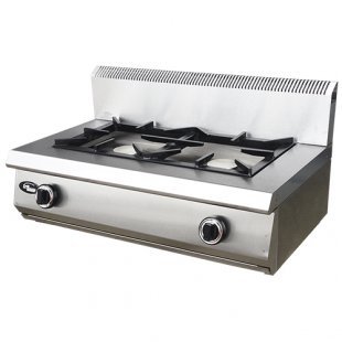 Gas stove 2-burner without oven (tabletop) F2ZhTLPG/50013 (500x800x330, 9.0 kW)