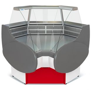 Showcase medium-temp. corner 1180x1180x1185mm