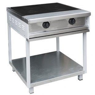 Electric stove with 2 burners without oven PEP-0.34M (725x770x840(860) in, 8 kW, 380 V)