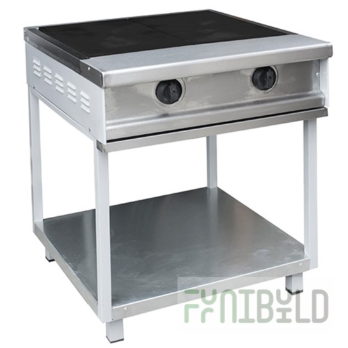 Electric stove with 2 burners without oven PEP-0.34M (725x770x840(860) in, 8 kW, 380 V)