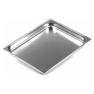 Gastronorm container without lid stainless steel GN-2/3 depth 20, 1.7 l. (354x325x20 in.), in pack 10/20 pcs.