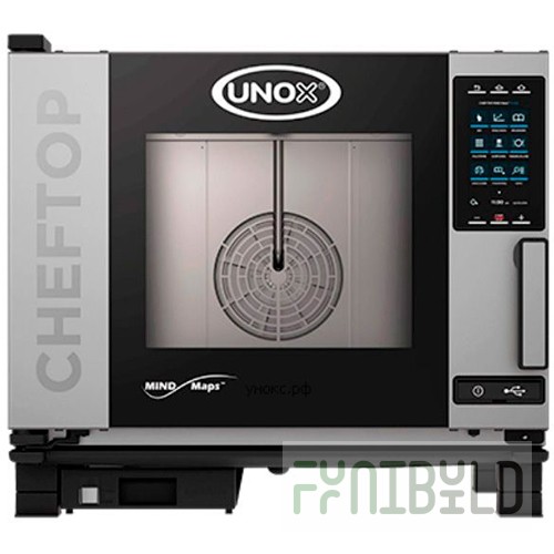 Combi steamer UNOX XEVC-0511-EPRM(750x783x675 in, 380 V, 9.3 kW, 5 GN 1/1)