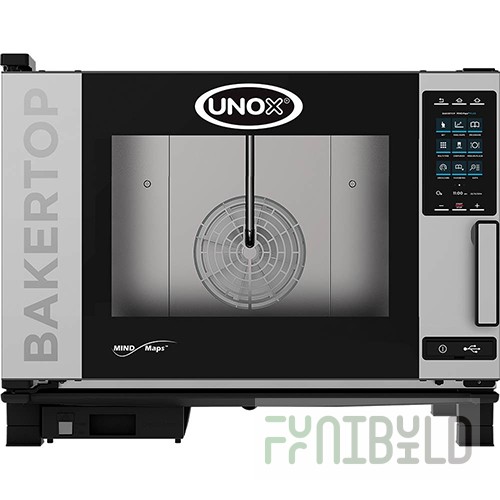 Combi steamer UNOX XEBC-04EU-EPRM (860x967x675 in, 380V, 10.6 kW, 4 sheets 600x400)