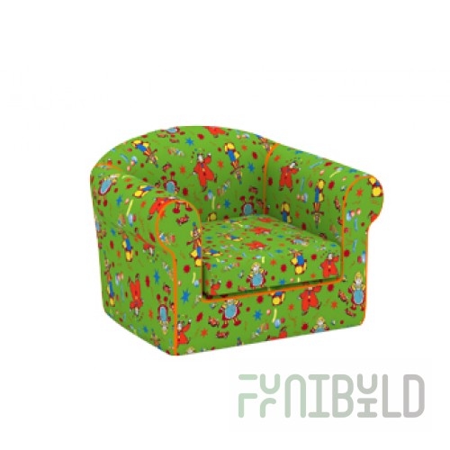 Soft, gaming, frameless flock chair