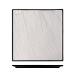 Square dish 21x21cm black base. PL 81200034 art. F2934BY-8.5W