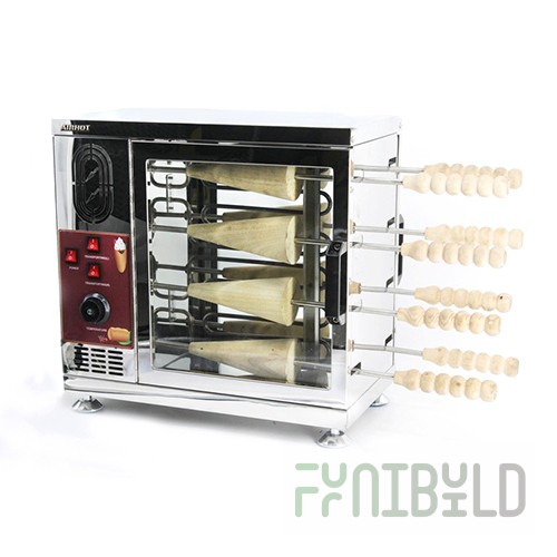 Czech tubes machine - Airhot TM-8 trdelnik oven (550x295x540 in, 3.2 kW, 220 V)