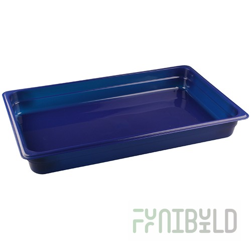 Gastronorm container without lid p/p GN 1/1, H-65, 530x325x65mm, (plastic, blue) 422107317, in pack. 7 pcs.