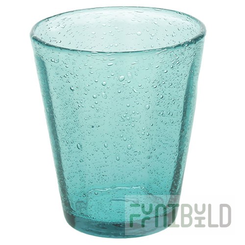 Glass 340ml color AZZURRO, KOLORS, Tognana, art. KL557340026, in pack. 6 pcs.