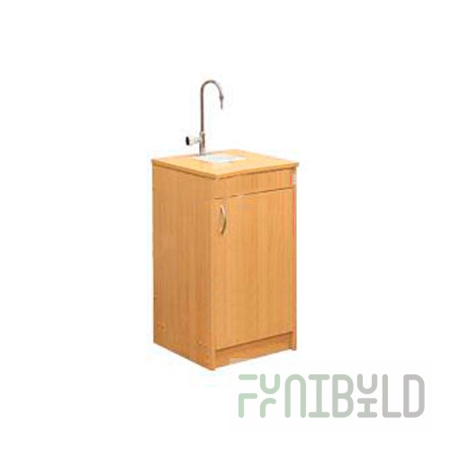 Pedestal sink (with plumbing) 420x420x760mm art. TM (BEEK)