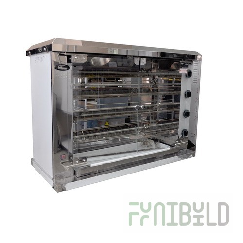 Gas spit grill F4SH2G (1280x570x950 in, 220V, 18kW, weight 107kg)