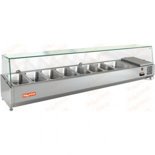 Showcase HICOLD VRTG 1915 D/TABLE HICOLD PZ4 (1915x358x148mm, 0.31kW, 220V,+2...+7 °C)