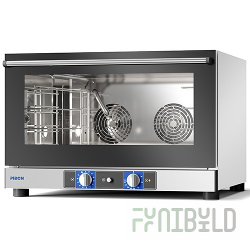 Convection oven PIRON PF7604 (4 GN1/1 or 600x400, 6.3 kW, humid. 750x720x540)