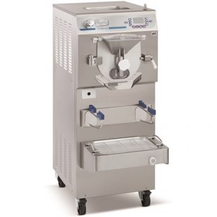 Floor-standing batch freezer for ice cream Frigomat TITAN 45 LCD (1430x550x670 in, 5 kW, 400 V, cooled water)