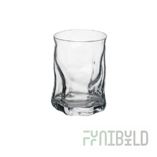 Glass for water 300 ml d=76 h=107 in "Sorgente" transparent, art. 1050605, in pack. 6 pcs.
