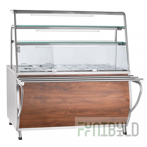 2-course bain-marie EMK-70T-01 pairs (3 shelves, lighting, with gastronomy, 1500 in) kashir. (1500x766 (1024) x1624 in, 230 V)