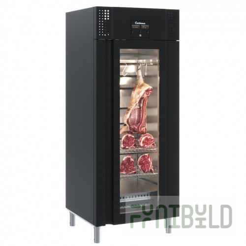 Refrigerated cabinets with medium humidity control CARBOMA M700GN-1-G-MHC (black) GN2/1 (825x755x1900 (1990) in.; +1…+12,C; humidity 45...90,%; 220,V; 0.33 kW)