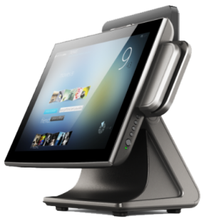 Touch POS terminal Mitsu Titan-15 black (Intel Celeron J1900 (2.0 GHz), 4GB DDR3, SSD 64 Gb) MSR