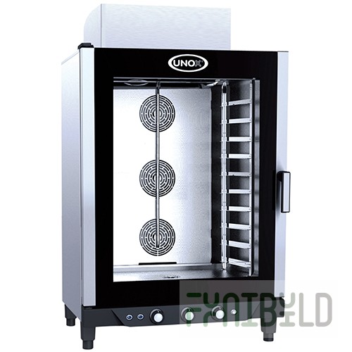 Gas convection oven UNOX XB 813 G (860x882x1464 in, 1 kW, gas power 20, 220 V)