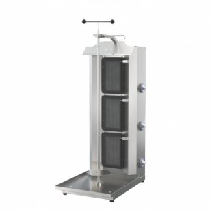 Installation Shawarma-3-Gaz-05-N with manual drive (475x690x1270 in, 3 burners)