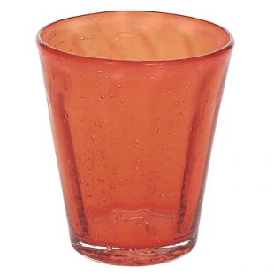 Glass 340ml color ARANCIO, KOLORS, Tognana, art. KL557340003, in pack. 6 pcs.