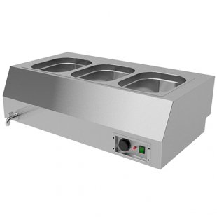 Tabletop thermal bain-marie Gastrolux NTM-095/GN (910x500x270 in, 2.4 kW, 220V)