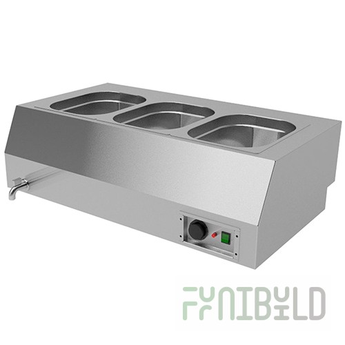 Tabletop thermal bain-marie Gastrolux NTM-095/GN (910x500x270 in, 2.4 kW, 220V)