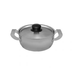 Saucepan (stainless steel) 1.0 l art. C-812 ASHA, in pack. 6 pcs.