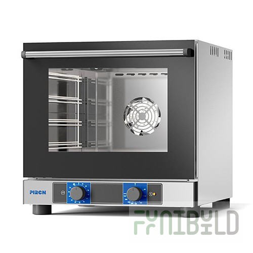 Convection oven PIRON PF5804 (4 trays 442x325, 2.8 kW, 550x600x540) stainless steel oven
