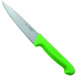 Knife 16 cm plastic. Green handle