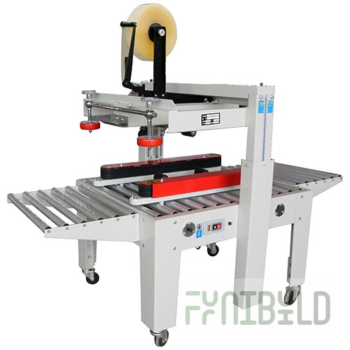 Semi-automatic box sealer FXJ-5050AS (1750x880x1300-1500 in, 220 V, 0.2 kW)